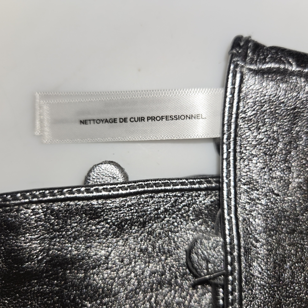 Talbots Metallic Leather Gloves - Picture 7 of 10
